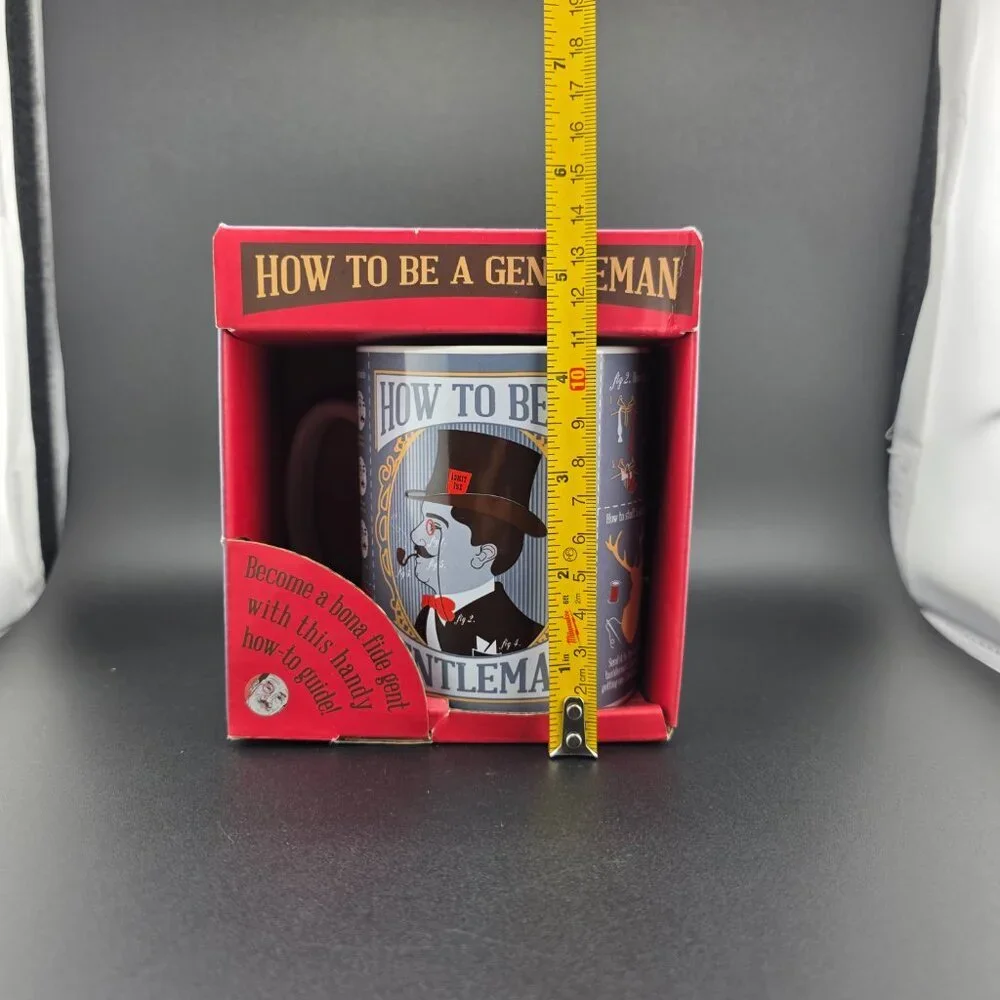 Ginger Fox Gentleman Info Mug‎ New in Box